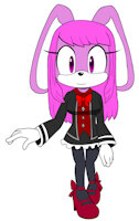 my OC NewDesign by erz - female, rabbit, sonic fan character, sonic oc