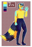 $10 Sun/Moon Cat (OPEN) by planetkind - cat, feline, anthro, furry, fursona, celestial, adoptable, adopt, sfw, furryart, anthroart, anthrofurry, furryanthro, furrysfw