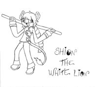 shion the white lion by rinnoaXD - male, lion, lions, fancharacter