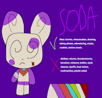 Soda the spinda by Bunearylover123 - reference sheet, pokemon, anthro, hermaphrodite, spinda, pokemon (species)