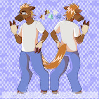 Smitty (ref) by planetkind - horse, anthro, furry, fursona, referencesheet, furryart, anthroart, anthrofurry, furryanthro