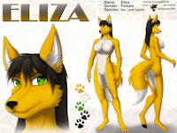 darkgoose ref715/ Reference: Eliza by darkgoose - fox, female, wolf, commission, hybrid, folf, sheet, ref, canid, darkgoose, reference, sfw, rs