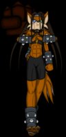 The Wandering Vengeance: Gemini by G3TRacket - female, muscles, canine, coyote, mage, fighters