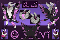 vi moth reference sheet by BardoEnKrisis - clothed, reference sheet, anthro, wings, solo, text, clothing, moth