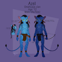 Azel ref by Arcticdunez - cub, male, navi, james camerons avatar, omaticaya