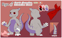 ryu ref by Edward4011 - male, pokemon, bisexual, charmeleon