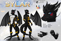 ref742/ Referenec: Sylar (V1 SFW) by darkgoose - dragon, male, commission, sheet, ref, darkgoose, reference, scalies, sfw, rs