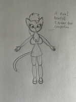 Meet Norma Pussy by FriarsLantern - cat, female, reference sheet, ref sheet