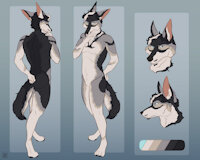 Iago Refsheet by cinnamomo - dog, reference sheet, canine, anthro, furry, ref, canid, reference, refsheet, anthro art, anthro dog, furry art, anthro canine, custom refsheet