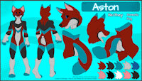 [REF] Aston by DevinWyldeheart - dog, male, reference sheet, canine, design, character, sheet, domestic, ref, canid, mutt, reference, refsheet, character reference, masculine, mixed-breed, mixed breed dog