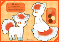 Dante the Vulpix/Ninetales by IGSA101 - fox, male, pokemon, vulpix, scar, cape, vulpine, ninetales, character reference, pokemon oc, alolan ninetales, alolan vulpix, amputee (non-kink related), pokemon (species), amputation (non kink related)