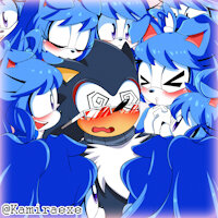 Dark in Blue Love by kamiraexe - sonicfancharacters, sonicfc, sonicfancharacter, sonicoc