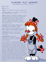 Character Info Sheet: Ele Warner  by Brainsister - ele warner, bio, info sheet