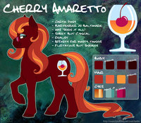 Cherry Amaretto by Tyelle - female, pony, my little pony, original character