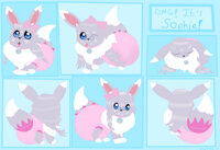 Sophie Ref! by cammi - diaper, girl, female, reference sheet, pokemon, feral, eevee, shiny eevee