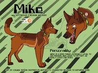 Commission - Mike Reference by LostWolfSpirit - dog, male, mix, canine, feral, collar, model, rottweiler, character, sheet, ref, canid, mutt, ref sheet, reference, quad, quadruped, rottie, mixed breed, arachnid, breed, mike, mixed, belgian, belgian malinois, malinois, lostwolfspirit, minnowfish, stary, motorcity, instantcoyote