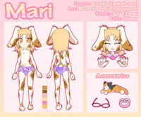 Mari Reference by Labaiser - babyfur, diaper, girl, bunny, female, rabbit, hare, reference, abdl, diaperfur, padded, padding, adultbaby, adult baby, diaper lover, diaperlover