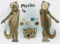 Meeko::River Otter by silia - female, otter, sheet, reference