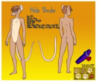 Nate Bowler Ref Sheet by NBbowler - male, mouse, character sheet, reference, refsheet