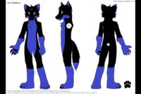 Jace Darkfrost ref version 1.0 by JaceDarkFrost - fox, male, demon, nine-tailed