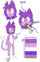 Purple Reference Sheet 2010 by Kaittycat - cat, purple, kaittycat