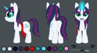 Chillie (MLP) Reference by Violyte - ice, little, pony, my, sheet, unicorn, ref, oc, ghost, reference, mlp, bio, chillie