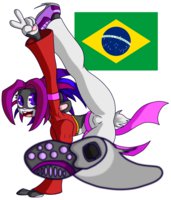 Gen Gen Silva: Capoeira by G3TRacket - bunny, female, rabbit, martial arts, brazil