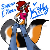 Sheena "Kitty" Eileen by GalaxyCheetah - cat, female, calico cat, swat kats, turkish angora cat