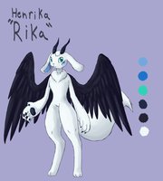 SHINY NEW RIKA by RikaKitty - girl, female, monster, creature, rika, henrika