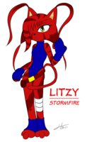 Litzy Stormfire by Otakon - anthro, lynx, furry, otakon, litzy, stormfire