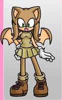 Sierra the Hedgebat by GurahkWeavile - female, hybrid, bat, hedgehog, fighter, cheerleader, schoolgirl, hedgebat, sonic fan character