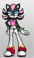 Stella Rose by GurahkWeavile - female, hedgehog, daughter, amy rose, mephiles, lovechild, sonic fanon characters, love-child, love child, mephilesxamy, mephile x amy