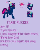 Flare Flicker Ref by alomo34 - female, pony, unicorn, muse, my little pony, my little pony friendship is magic, unicorn pony