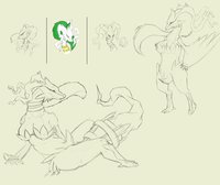 ~ Reshiram Ref Sheet ~ by ZiggerWolf - female, reference sheet, pokemon, oc, reference, original character, reshiram