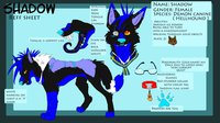 Shadow Reff Sheet by TheShyViolinist - female, wolf, demon, hellhound