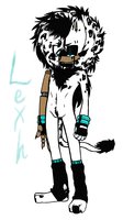 Lexh the Leo-Snow Cat by C4LIGIN0US - cat, snow leopard, male, bisexual, mobian, lexh