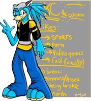 KC The Echidna Ref *SFW* by MrKTE - male, ref, echidna