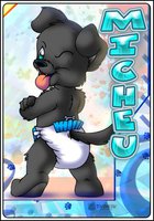 Micheu Tavi Tag by MicheuToi - puppy, babyfur, diaper, cub, male, diapers, black lab