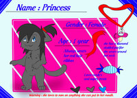 Princess ref sheet  by TheLittleShapeshifter - babyfur, cute, cub, kitten, female, ref