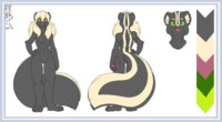 Valden Ref Sheet by Rozga - male, reference sheet, man, skunk, dude, ref, m, ref sheet, reference, rozga