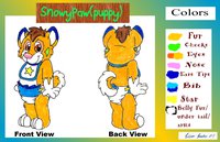 Puppy SnowyPaw (version 2012 - ) by SilverSimba01 - babyfur, diaper, cub, male, siberian husky, sissyfur