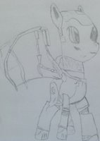 my newest Character  by marix23 - equine, cyborg