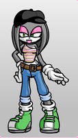 Zelda the Echidna by GurahkWeavile - female, gamer, echidna, geek, mobian, sonic fan character, sonic team