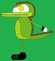 Tuffy the Crocodile by Prentis65 - male, sonic, crocodile, chaotix