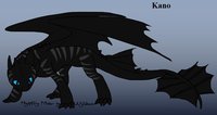 Kano the Night Fury by SophieWolf - male, character, night fury, love interest