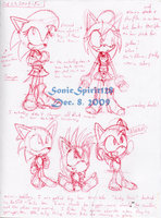 Sonya Character Sheet by SonicSpirit - female, hedgehog, sonic, underground, sonia, sonya