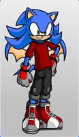 Volt the Hedgebat by GurahkWeavile - male, hybrid, bat, hedgehog, keyblade, hedgebat, sonic fan characters