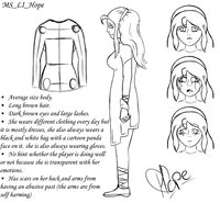 Hope Character sheet (WIP) by DDDAfterDark - female, human, character, sheet