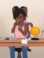 Tanya by DiegoandFriends - sketch, cub, cat, feline, character, transgender, science