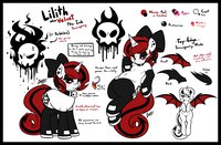 Lilith Refsheet v2 by Zajice - female, horse, pony, unicorn, velvet, oc, bubbles, shemale, dickgirl, succubus, my little pony, mlp, refsheet, futa, lilith, my little pony friendship is magic, friendship is magic, mlp fim, unicorn pony, zajice, succupony